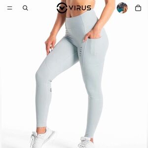Virus Womens multiverse tech pant Sz S gray 🩶